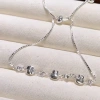 A light luxury, niche and high-end silver bracelet, anti-allergy and non-fading Specification image
